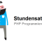 Stundensatz PHP Programmierer/ PHP Programmierung